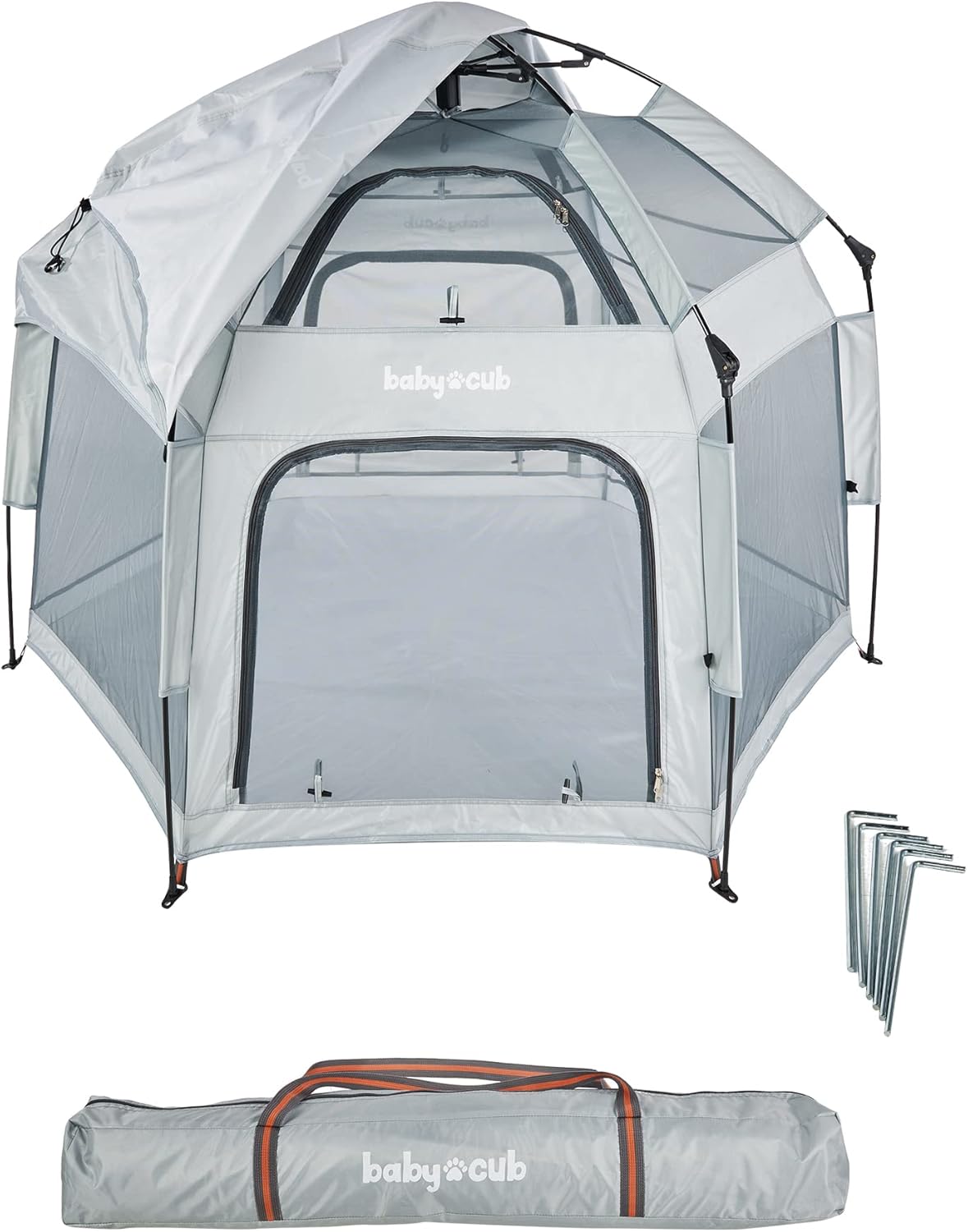 Premium Portable Pop-Up Children's Play Tent with Sunshade Canopy & Bug-Proof Mesh