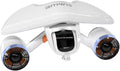 Dual-Motor Dual-Speed Underwater Sea Scooter – 131ft Waterproof Depth, Action Camera Mount & Detachable Buoyancy