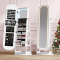Smart LED Vanity Station & Hidden Rear Storage Shelves