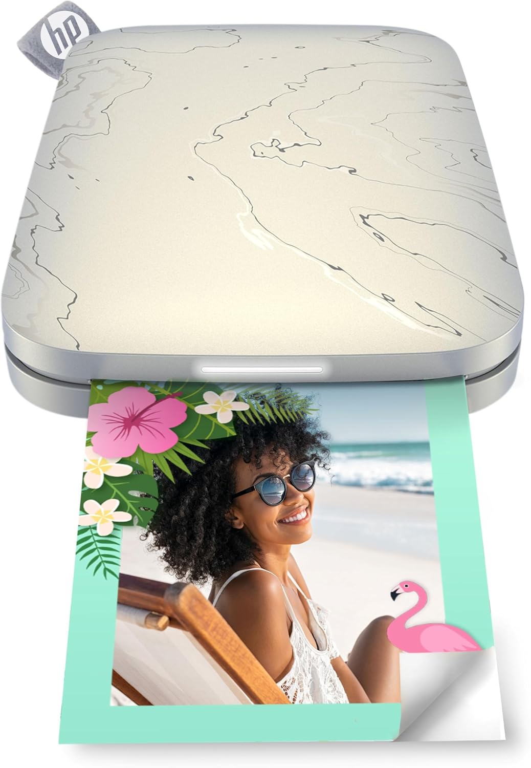 Sprocket Select Portable Instant Photo Printer – 2.3" x 3.4" Sticky-Backed Zink Pictures, Bluetooth Wireless Travel Printer (Eclipse)