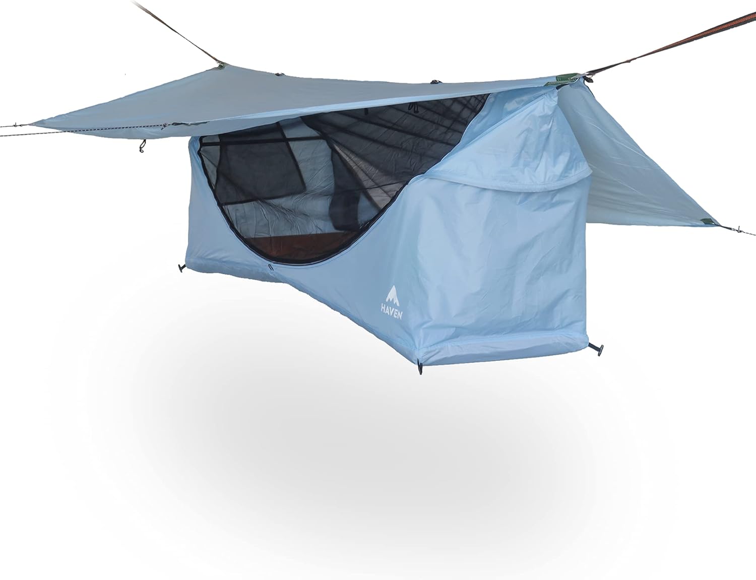 All-Inclusive Lie-Flat Hammock Tent – 4000mm Waterproof Rainfly & Insulated Sleeping Pad Kit