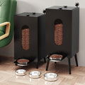 20L Furniture-Grade Automatic Pet Food Dispenser – Ergonomic Waist-Height Lever & Built-In Pull-Out Feeding Drawer